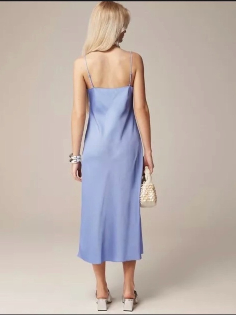 NWT J. Crew Women’s Gwyneth Maxi Slip Dress In Lavender Size 4 - Picture 2 of 4